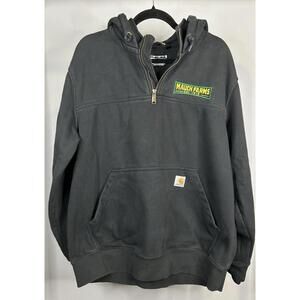 Carhartt Rain Defender Loose Fit 1/4 Zip Hoodie Men’s Size Large